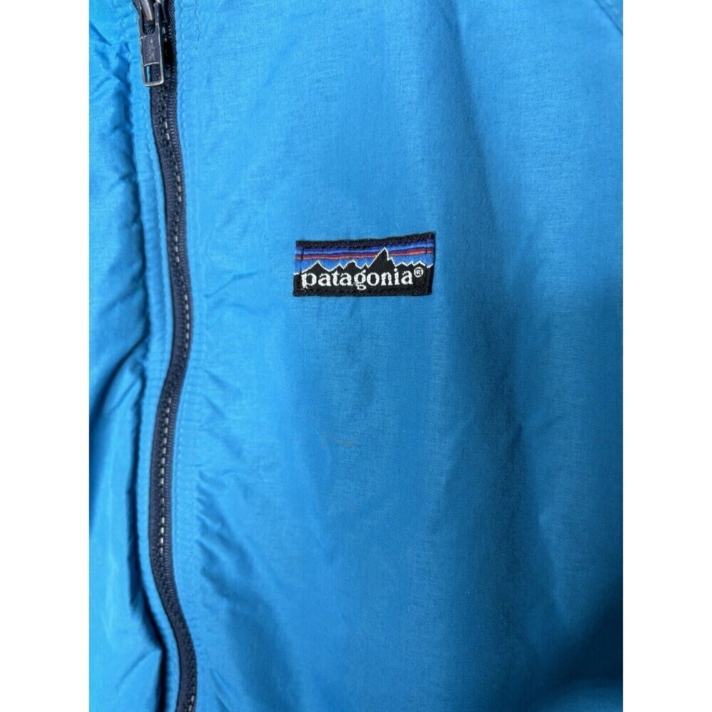 Vtg PATAGONIA Fleece Lined Winter Ski Bomber Jacket Full Zip Blue Youth 11/12 - Picture 13 of 15